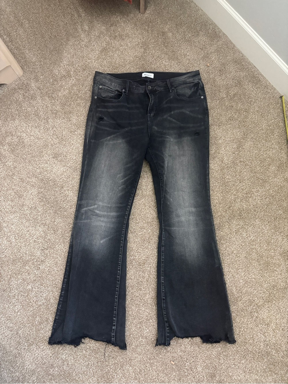 Special A Charcoal Flare Jeans